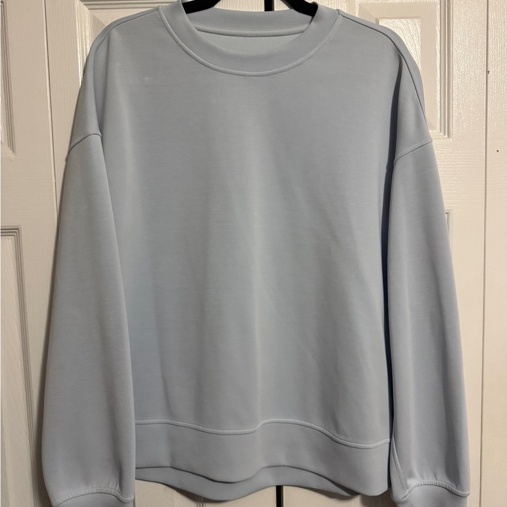 lululemon Softstreme Perfectly Oversized Crew | Blue Willow | Size M